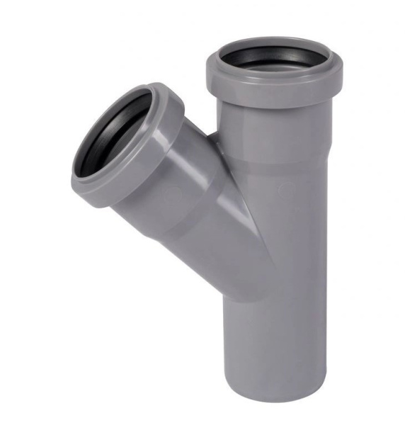 Тройник канализационный  (32х45°)