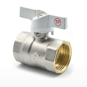 Шаровой кран "Thermofix серия 1 000" (25 Б м/м) (БЕЛАЯ РУЧКА 1025.04W)