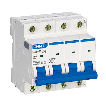 CHINT Авт. выкл. NXB-63S 4P 40А 4.5kA х-ка C (R)