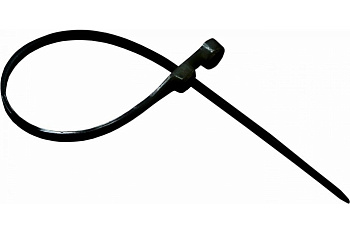 Хомут кабельный  3.6х150 под винт нейл. черн. (уп.100шт) Rexant