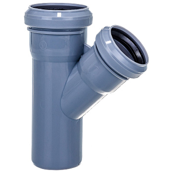 Тройник канализационный "Россия" (50х40х45°)			