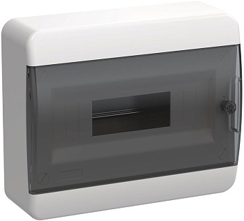 IEK TEKFOR Корпус пласт. ЩРН-П-12 IP41 черн. прозр. дверь