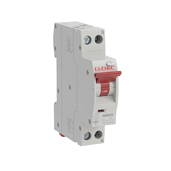 Автоматический выключатель дифференциального тока YON max типа MDR, 1P+N, 30mA, 16A, хар-ка C, 6kA, 