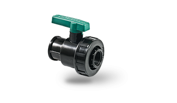 Кран шаровой вн./рез. - вн./рез. ПНД "POELSAN"(1"х1")