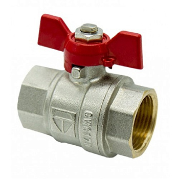 Кран шаровый 1  HLV вн/вн бабочка