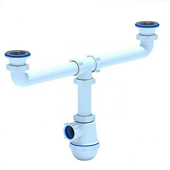 Сифон АНИ Грот с переливом 1 1/2х40  А3000