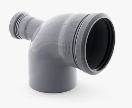 Отвод канализационный  (назад) (110х110х50х90°)