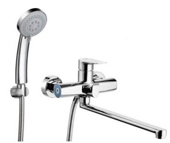 NOG7-A134, смеситель для ванны с плоским поворотным изливом, ?35