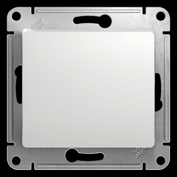 Systeme Electric Glossa Бел Переключатель 1-клавишный, сх.6, 10АХ