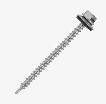 Саморез кровельный по дереву 4,8х70 цинк фасовка (100)