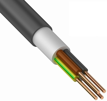 Кабель силовой медный ВВГнг(А)-LS 4х1,5 АЛЬФАКАБЕЛЬ ГОСТ