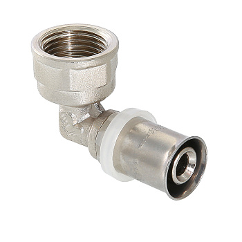 Пресс угольник м/пл "Valtec" 16х1/2" вн./рез.