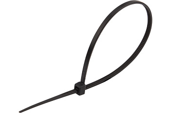 Хомут-стяжка кабельная нейлоновая 150 x3,6мм, черная, упаковка 100 шт. Rexant