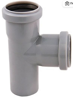 Тройник канализационный "Россия" (50х90°)