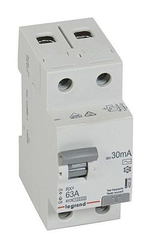 Выключатель дифференциального тока 2п 63А 30мА тип AC RX3 402026 УЗО