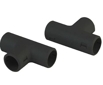 Тройник соед. разъемн. 20мм черный Ruvinil Т01220Ч