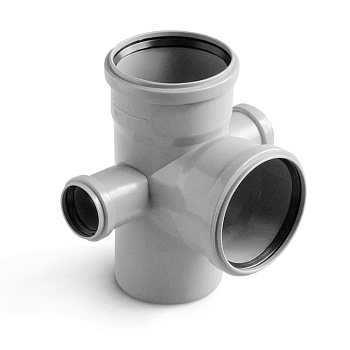 Крестовина канализационная двухсторонняя 110х110х50х50x90 СИНИКОН