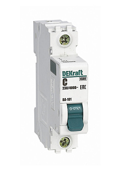 DEKraft Автоматический выключатель 1Р 50А х-ка C ВА-101 4,5кА