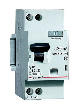 Выключатель автоматический дифференциального тока 1п+H 32А 30мА тип АС RX3 ДИФ