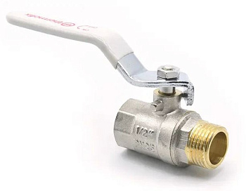 Шаровой кран "Thermofix серия 1 000" (15 Б м/р) (БЕЛАЯ РУЧКА 1015.05W)