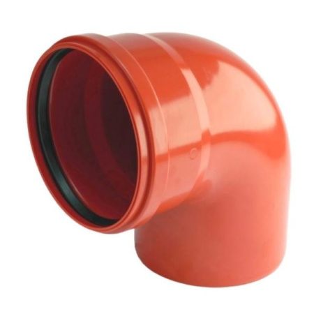 Отвод канализационный (наружный) (110х90°)