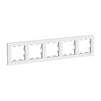Рамка 5-м Atlas Design универс белый