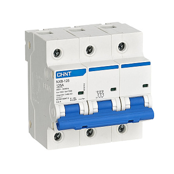 CHINT Авт. выкл.NXB-125 3P 80А 10kA х-ка C