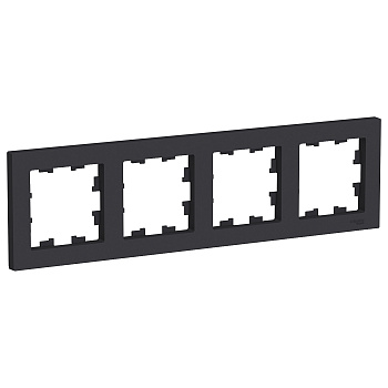 Systeme Electric AtlasDesign Карбон Рамка 4-ая, универсальная