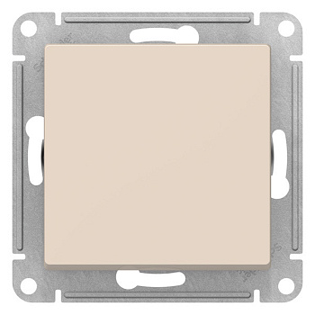 Systeme Electric AtlasDesign Беж Выключатель 1-клавишный сх.1, 10АХ, механизм