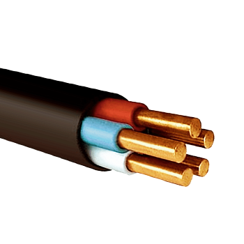 Кабель силовой медный ВВГпнг(А)-LS 5х6 АЛЬФАКАБЕЛЬ ГОСТ