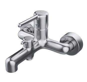 Смеситель для ванны,хром матовый,Aiger,IDDIS