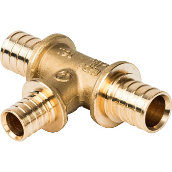 STOUT Тройник переходной 25x20x25 для труб из сшитого полиэтилена аксиальный