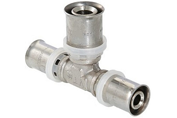 Пресс тройник м/пл "Valtec" 26х20х26