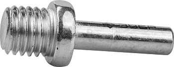 Переходник ЗУБР "Мастер" оцинкованный, "дрель-УШМ" для опорных тарелок, d 8 мм / М14