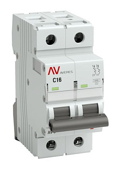 EKF Averes AV-6  Автоматический выключатель  (С) 2P 16А 6kA