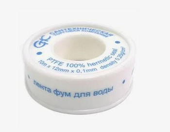 Лента фум "Thermofix" (вода, 0.25 г/см3) (19ммх0,1ммх15м)