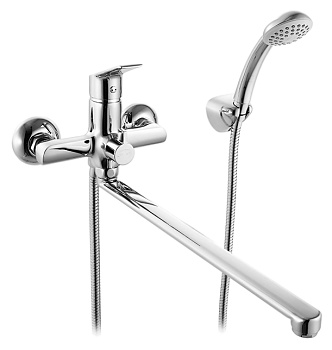 Смеситель для ванны Milardo Nelson NELSBLCM10