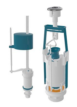 SA412-3 Выпускной механизм для смыв.бачка с клапаном ниж.подачи 1/2 материал мембраны силикон(20)