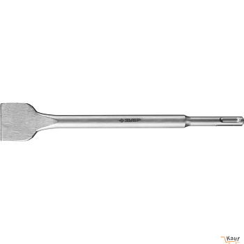 Зубило плоское широкое изогнутое,ЗУБР 40х250мм,SDS-plus