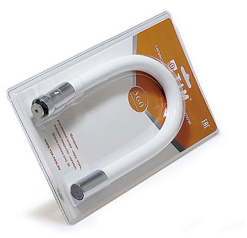 Излив силиконовый белый TIM