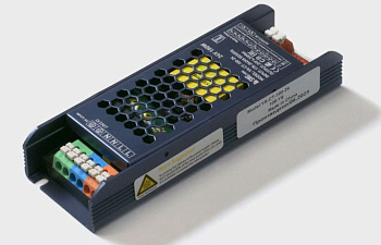 Блок питания в металлическом корпусе черный с клипсами SWG YA-CT-100-24