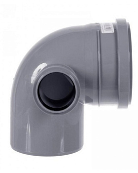 Угол канализационный 110х50х90 с лево СИНИКОН