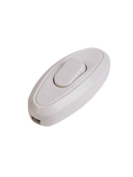 Переключатель на шнур белый Makel 