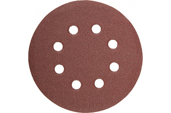 Круг шлиф. самосцепляющийся STAYER 125мм P80 8отв.