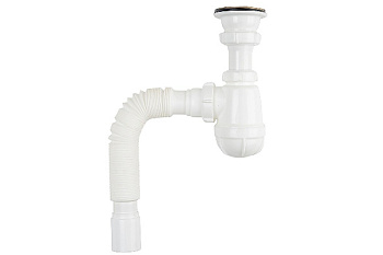 Сифон aquent с гибкой трубой 1 1/4*40  S1015