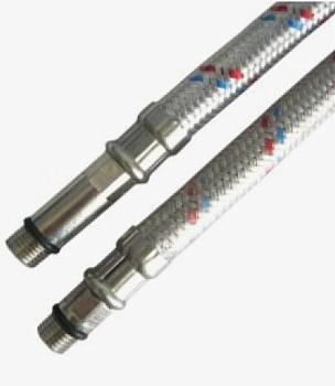 Подводка гибкая для воды "TF - GREEN" (1/2"хM10х0.6) (в силиконе для смесителя )