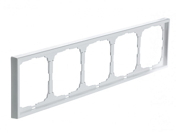 Systeme Electric ArtGallery Белый Рамка 5-ая, универсальная