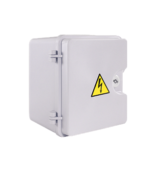 Щит с монтажной панелью пластик ЩМПп 200х175х135 с замком IP55 ударопрочный полистирол КРЗМИ