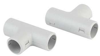 Тройник соед. разъемн. 20мм Ruvinil серый Т01220 (25)