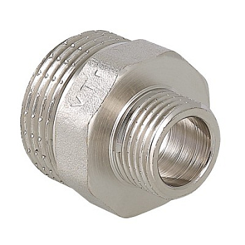 Ниппель переходник HLV 3/8х1/2 нар.нар.резьба никель